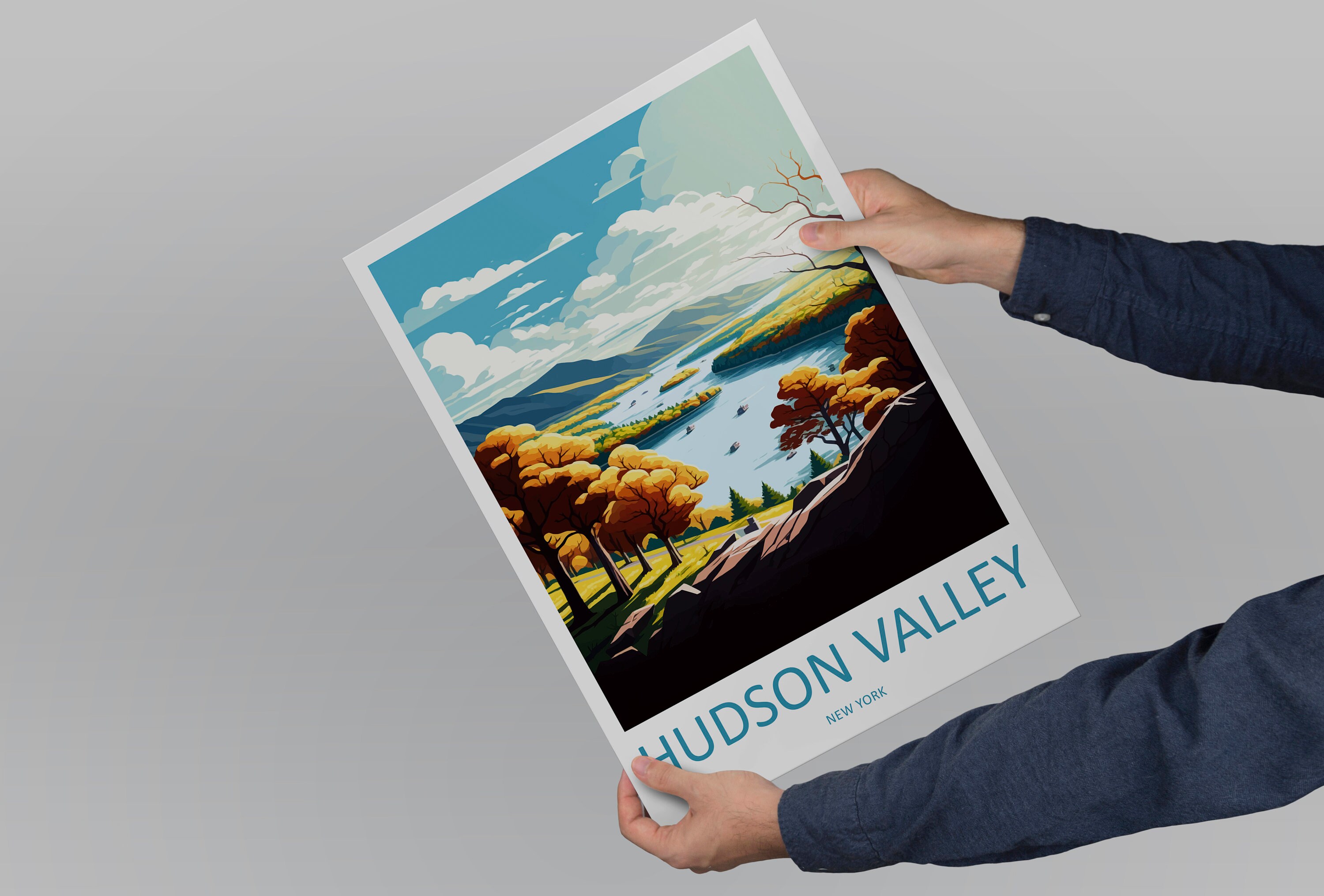 Discover Hudson Valley Travel Poster