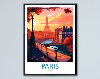 Resetryck i Paris Väggkonst Paris Väggbonad Heminredning Paris Gåva Konstälskare Frankrike Konstälskare Gåva Paristryck Frankrike Väggkonstdekor