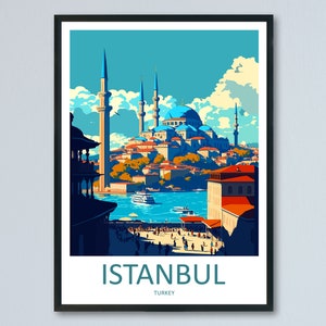 Istanbul Travel Print