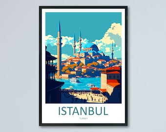 Istanbul Travel Print