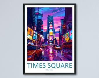 New York Art - Times Square Art - Home Decor - New York Gift - NYC
