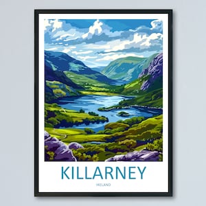 Killarney National Park Print Killarney Home Decor Landscape Art Print Killarney Wall Art for Ireland Enthusiast Gift Wall Hanging Killarney
