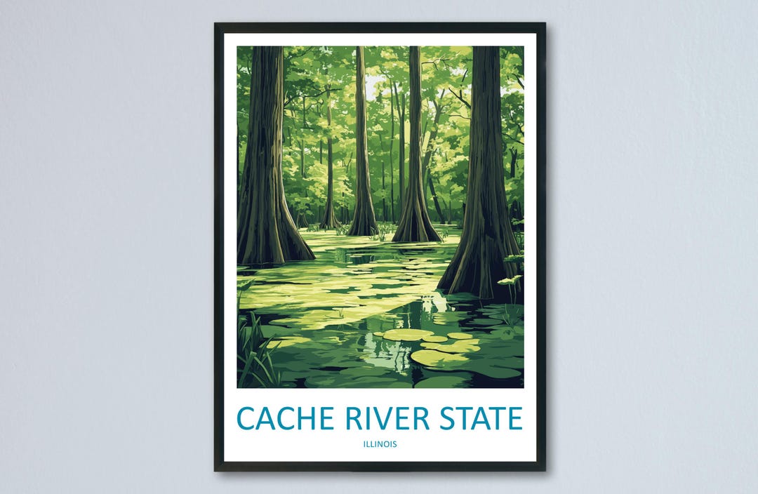 Cache River Draw Cache River State Natural Area Travel Print Cache River Wall Decor ...