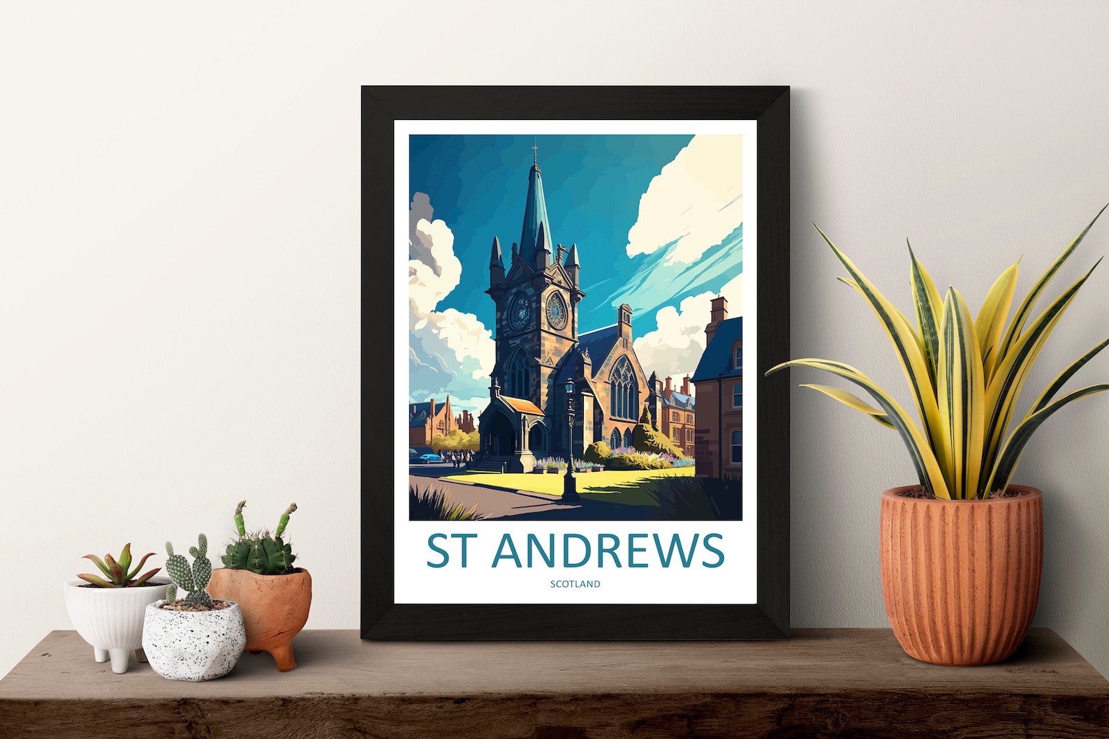 St Andrews Travel Print Wall Art St Andrews Wall Hanging Home Décor St ...