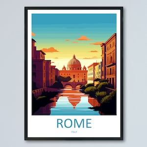 Rome Travel Print Wall Art Rome Wall Hanging Home Décor Rome Gift Art Lovers Italy Art Lover Gift Rome Print Italy Wall Art Decor