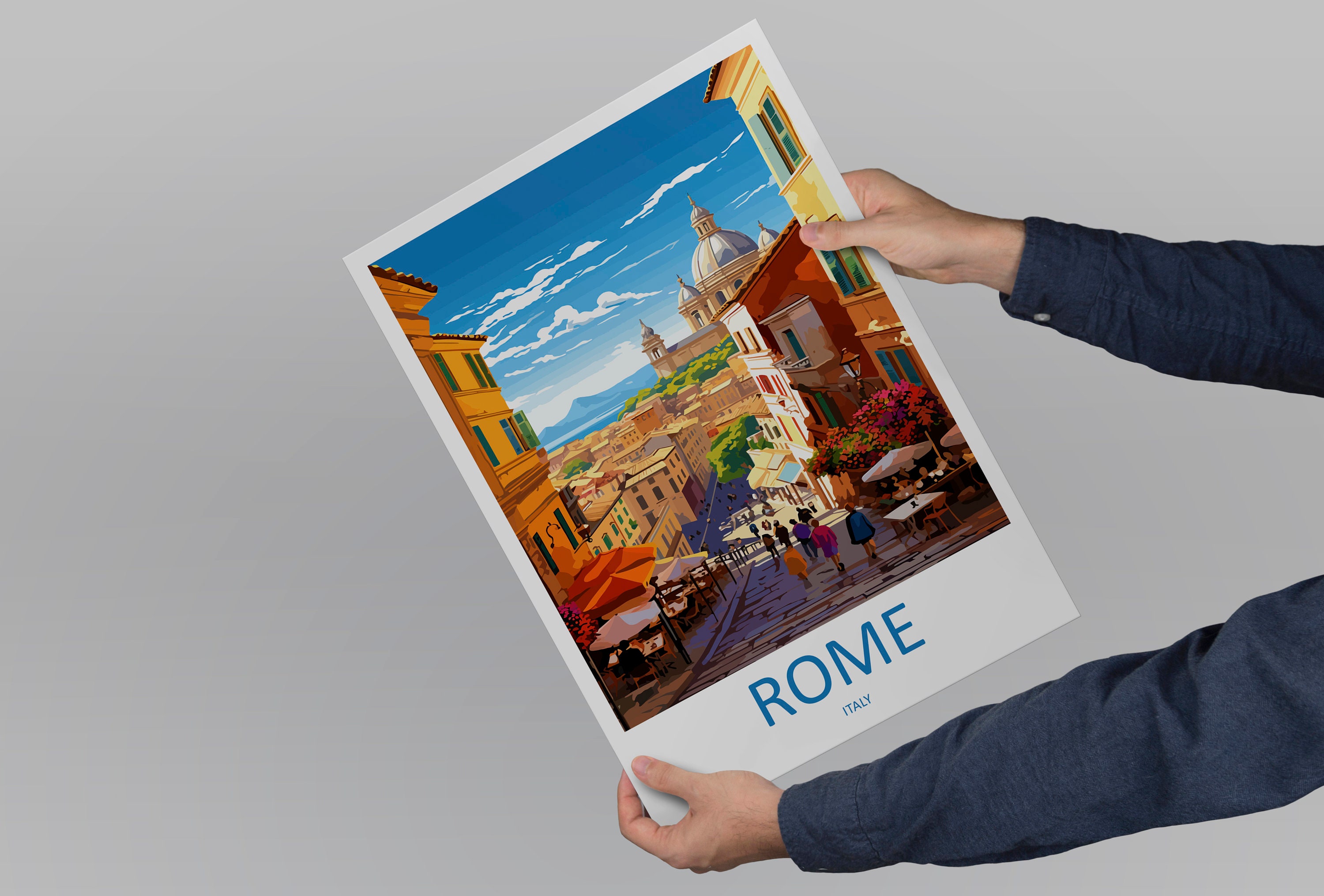 Wall Prints Rome Rome Travel Print Wall Art Rome Wall Hanging Home Décor Rome Gift Art ...