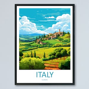 Italy Travel Print Wall Art Italy Wall Hanging Home Décor Italy Gift Art Lovers Italy Art Lover Gift Italy Print Italy Italy Art