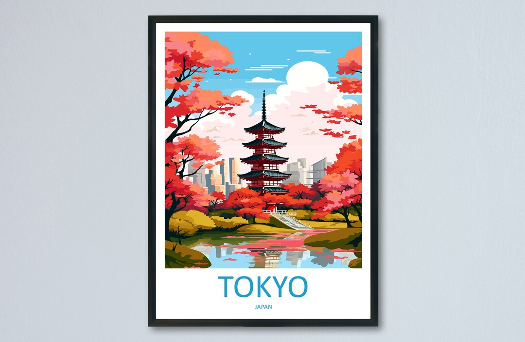 Japan Travel Print Wall Art Japan Wall Hanging Home Décor Japan Gift