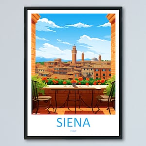 Siena Travel Print Wall Art Siena Italy Wall Hanging Home Decoration Siena Gift Art Lovers Wall Art Print Siena Italy Art Siena Art Print
