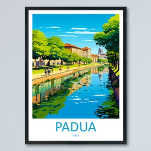 Padua Travel Print Padua Home Décor Palermo Art Print Padua Town Room Print For Padua Gift Padua Poster Wall Art For Italy