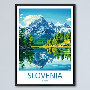 Triglav Travel Print Triglav Home Décor Slovenia Art Print Triglav Wall Print For Triglav Gift Wall Hanging Triglav Artwork Décor Hanging