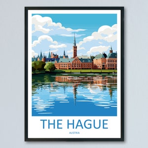 The Hague Travel Print Wall Art The Hague Wall Hanging Home Decoration The Hague Gift Art Lovers Wall Art Print The Hague Wall Décor Poster