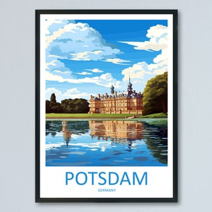 Potsdam Travel Print Wall Art Potsdam Wall Hanging Home Decor Potsdam Gift Art Lovers Wall Art Print Art Potsdam Germany
