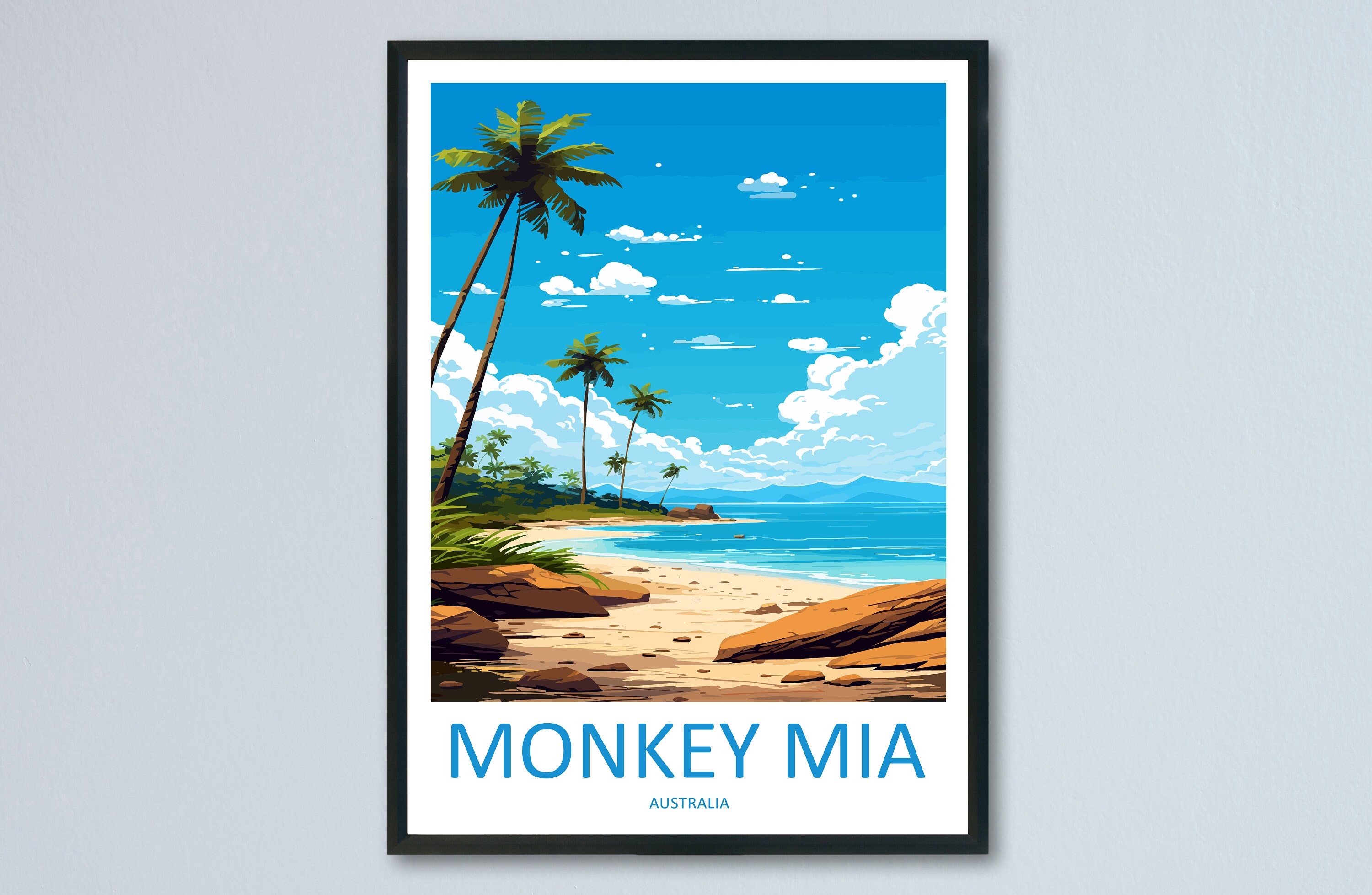 Postcard-Beach Great gifts for fun people at Monkey Business