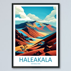 Haleakalā National Park Travel Print Wall Art Haleakalā National Park Wall Hanging Home Décor Haleakalā National Park Gift Art Lovers