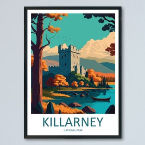 Killarney National Park Print Killarney Home Decor Landscape Art Print Killarney Wall Art for Ireland Enthusiast Gift Wall Hanging Killarney