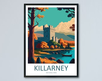 Killarney National Park Print Killarney Home Decor Landscape Art Print Killarney Wall Art for Ireland Enthusiast Gift Wall Hanging Killarney