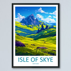 Isle of Skye Print Isle of Skye Home Decor Landscape Art Print The Storr Wall Art for Scotland Enthusiast Gift Wall Hanging Isle of Skye