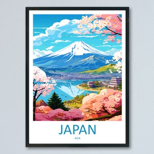 Japan Travel Print Wall Art Japan Wall Hanging Home Décor Japan Gift Art Lovers Tokyo Art Lover Gift Tokyo Travel Gift