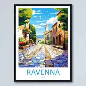 Ravenna Travel Print Wall Art Ravenna Wall Hanging Home Décor Ravenna Gift Art Lovers Italy Art Lover Gift Ravenna Print Ravenna Italy Art