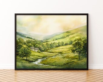 ボウランドの森の版画：イギリスの田園風景画 - Etsy 日本