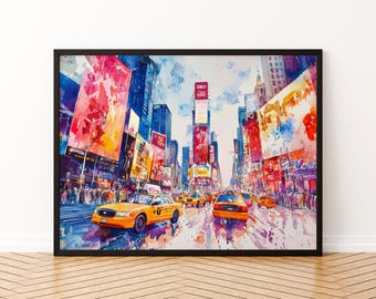 Times Square Panorama by Alexander Chen - Etsy