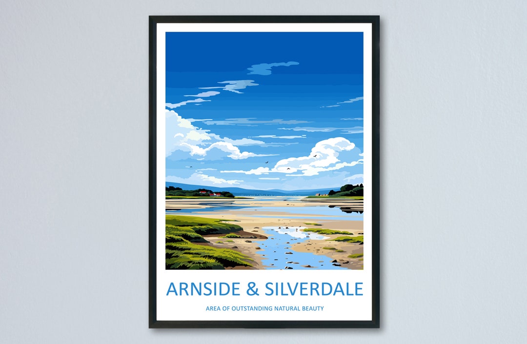 Arnside and Silverdale Travel Print Wall Art Arnside and Silverdale