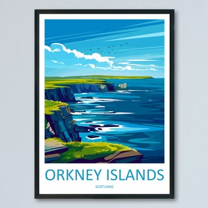 Orkney Islands Print Orkney Islands Home Decor Landscape Print Orkney Islands Wall Art Scotland Enthusiast Gift Wall Hanging Orkney Islands