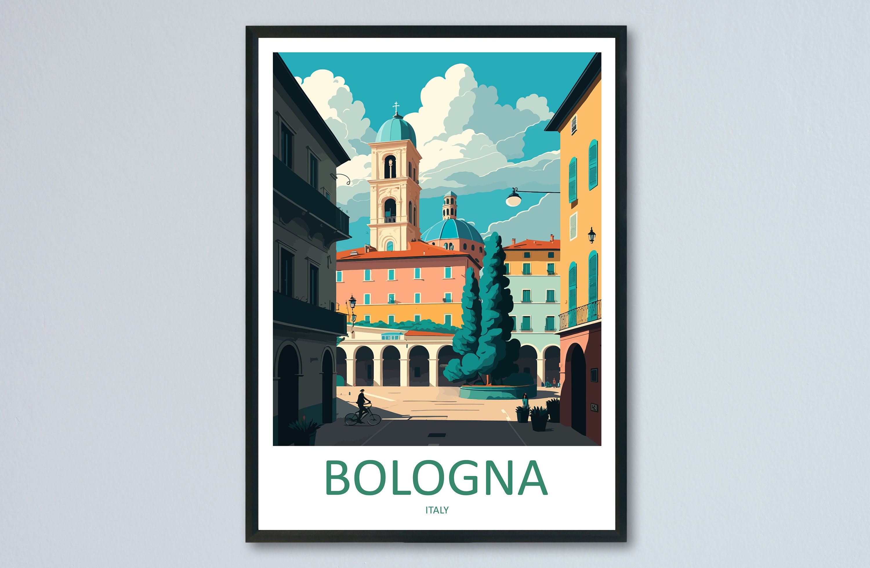 Bologna Travel Print Wall Art Bologna Wall Hanging Home Decoration Bologna  Gift Art Lovers Wall Art Print Art Bologna Travel Print Italy Art - Etsy