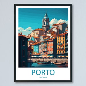 Porto Travel Print Wall Art Porto Wall Hanging Home Décor Porto Gift Art Lovers Portugal Art Lover Gift Porto Wall Décor Porto Travel Art