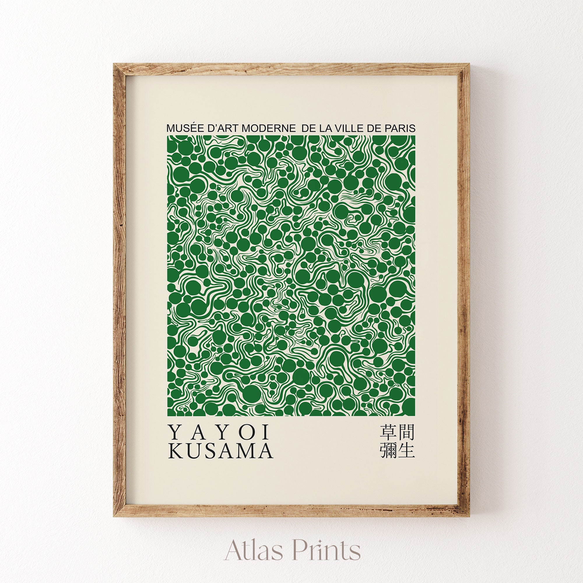 Yayoi Kusama Print Yayoi Kusama Poster Japanese Wall Art Etsy UK