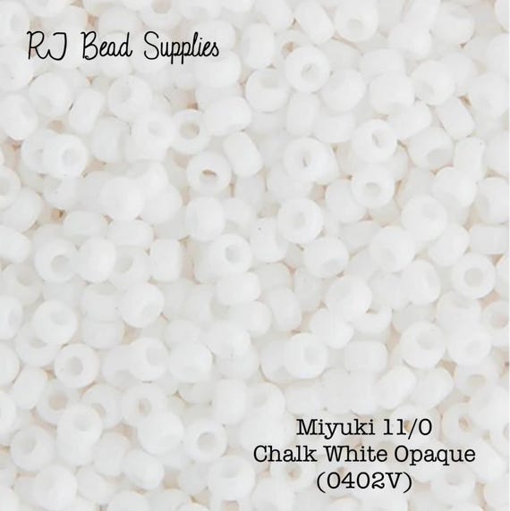 6-402F, Miyuki 20g Matte Chalk White 6-402F, Miyuki 20g Matte Chalk White