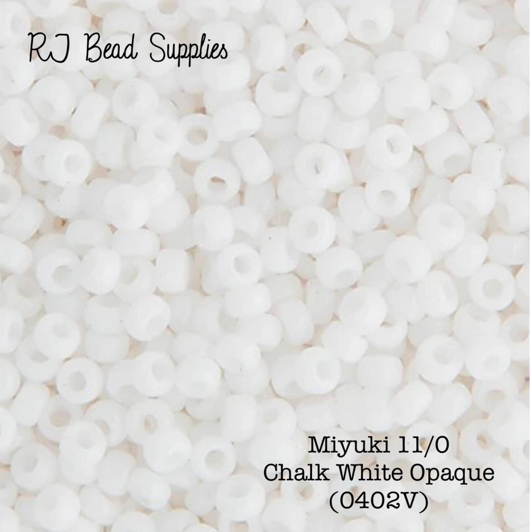 6-402F, Miyuki 20g Matte Chalk White 6-402F, Miyuki 20g Matte Chalk White