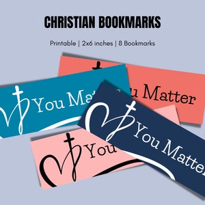 SALE! Printable Christian Bookmarks