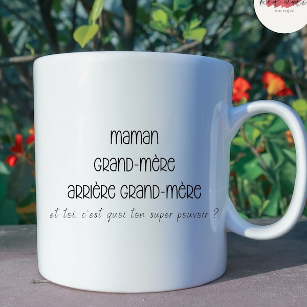 Taza Personalizada Abuela, Regalo Original De Abuela, Regalo De Abuela, Futura Abuelita, Idea De Regalo De Abuelita, Día De La Abuela, Día De La Abuela