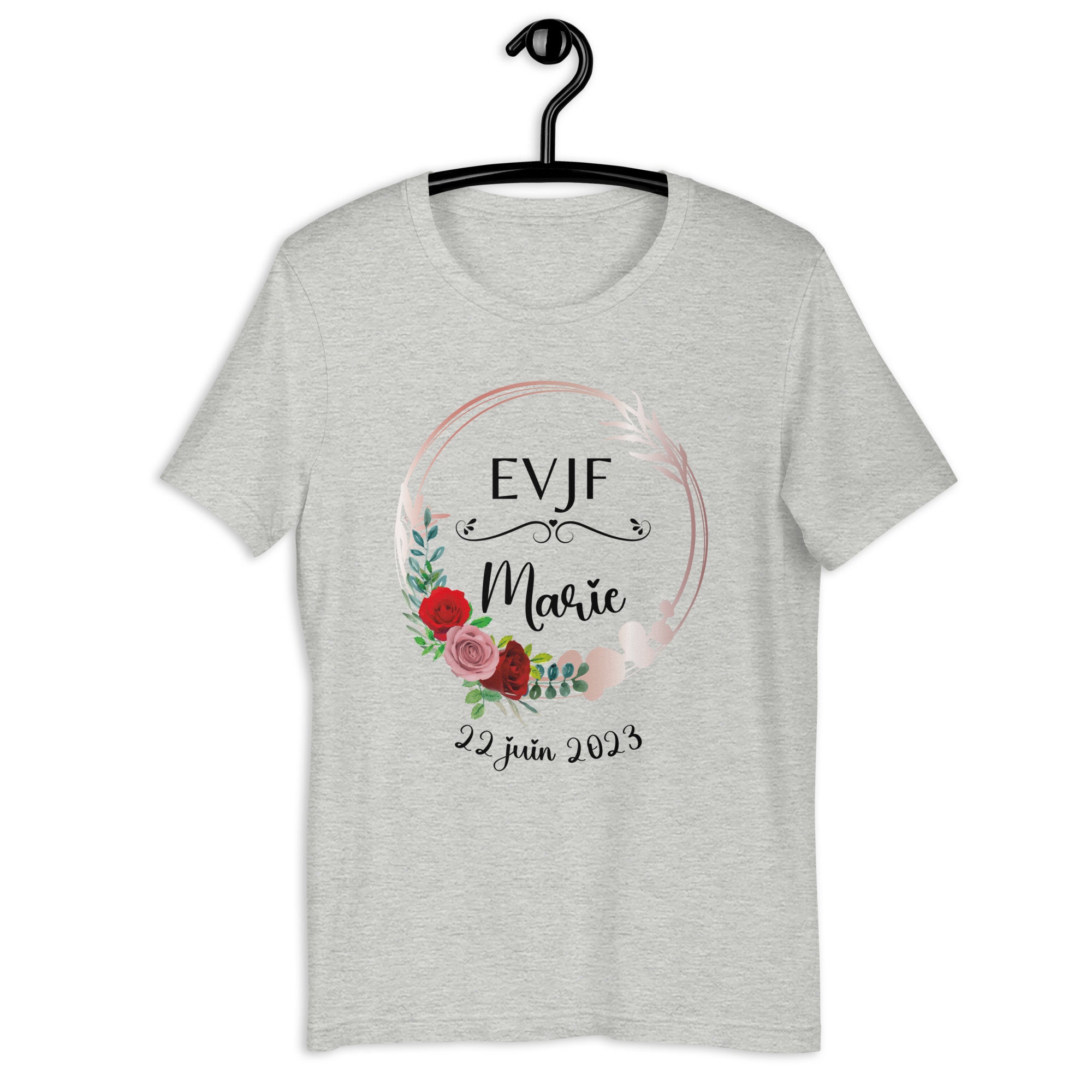 Discover EVJF, Enterrement De Vie De Jeune Fille, Cadeau Mariée, Future Mariée T-Shirt Personnalisé