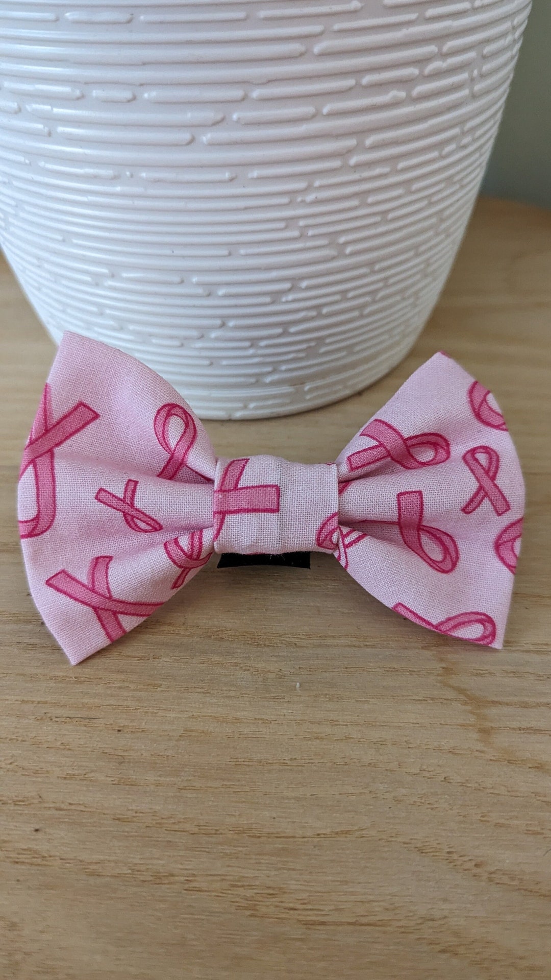 Pink Ribbon Dogs Pink Ribbon Dog Bow Tie - Etsy