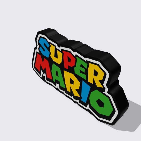 Super Mario Lamp STL file