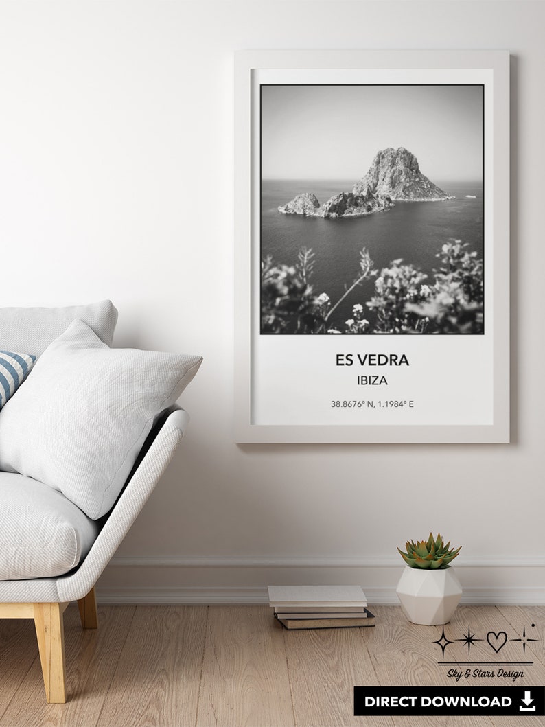 Instant Download
Digital Wall Art
Printable Poster
Ready to Print
JPG
Home
Europe
Photograph
Coordinate Map World
longitude
Latitude
Geography Travel Wanderlust
Location Global Spain Ibiza Es Vedra balearic island Hippie Bohemian Culture Black White