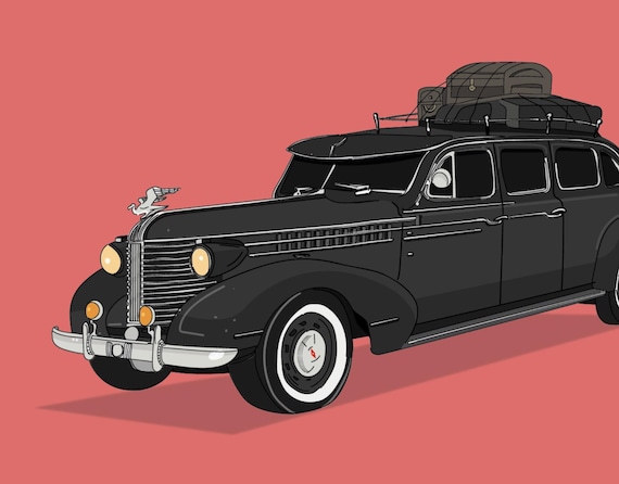 Pontiac Limousine 1938 'wednesday' -the Addams Family - Etsy