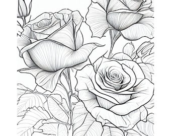 Simple Flowers: Simply Satisfying Large Print Coloring Book for Seniors and  Adults with 50 Flower Illustrations.: Adult Coloring Book For Anxiety And  Depression by Coloringship Studio