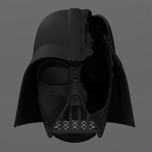 Battle Damaged Darth Vader Helmet, Darth Vader Mask, Star Wars Helmet, Darth Vader Cosplay, Star Wars Cosplay, Star Wars Gift