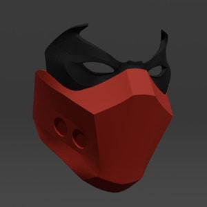 Redhood Outlaw Maske, Redhood Cosplay, Redhood Gesichtsmaske, Redhood Outlaw Cosplay, DC Redhood Geschenk, Cosplay Geschenk