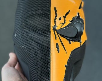 Deathstoke Costume Helmet, 3D Printed Death Stroke Cosplay Mask