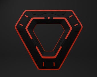 3D Printed Tron Ares Cosplay Disc, Sci-Fi Decor