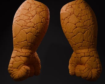 The Thing Hands, Fantastic Four Hands, Fantastic Four Cosplay, The Thing Cosplay, Fantastic Four Costume, The Thing Costume