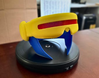 Máscara de cíclope impresa en 3D: máscara de cosplay de X-Men, accesorio para la Comic-Con