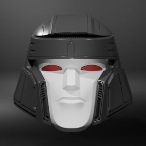 Capacete Megatron impresso em 3D: Cosplay de Transformers, ajuste personalizável