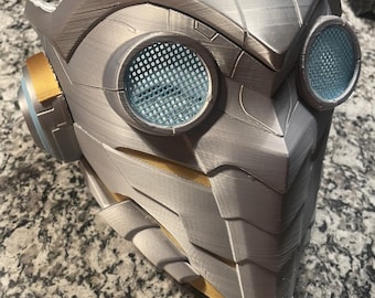 3D Printed Star Lord Mask: Guardians of the Galaxy Cosplay