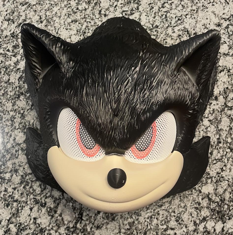 Kid's Shadow Helmet, Shadow Cosplay, Sonic the Hedgehog, Sonic the Hedgehog Gift, Sonic Fans, Sonic Cosplay, Sonic Costume